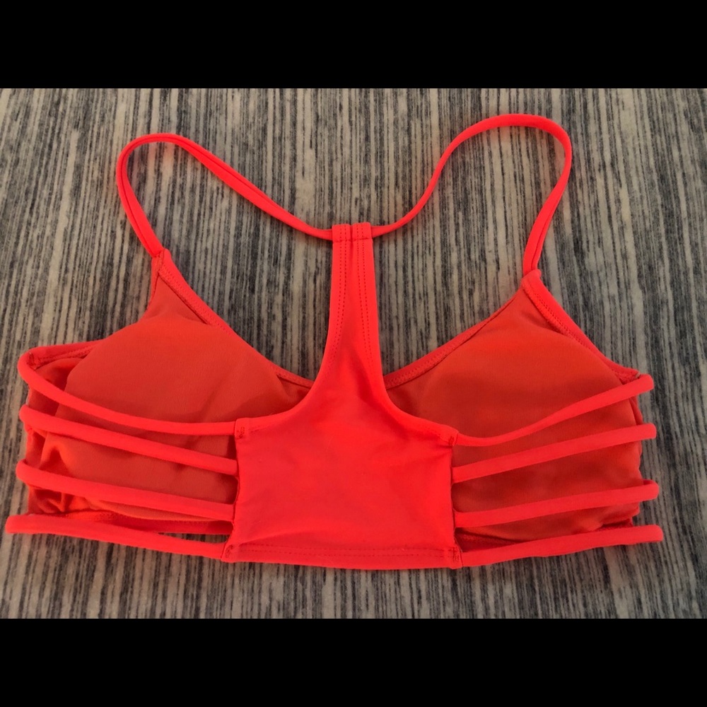 Tangerine Bikini Top
